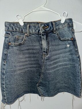 wild fable Blue Denim Midi Skirt